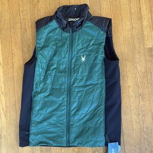 SPYDER Glissade Insulator Vest - Green and Black - Large MSRP $169